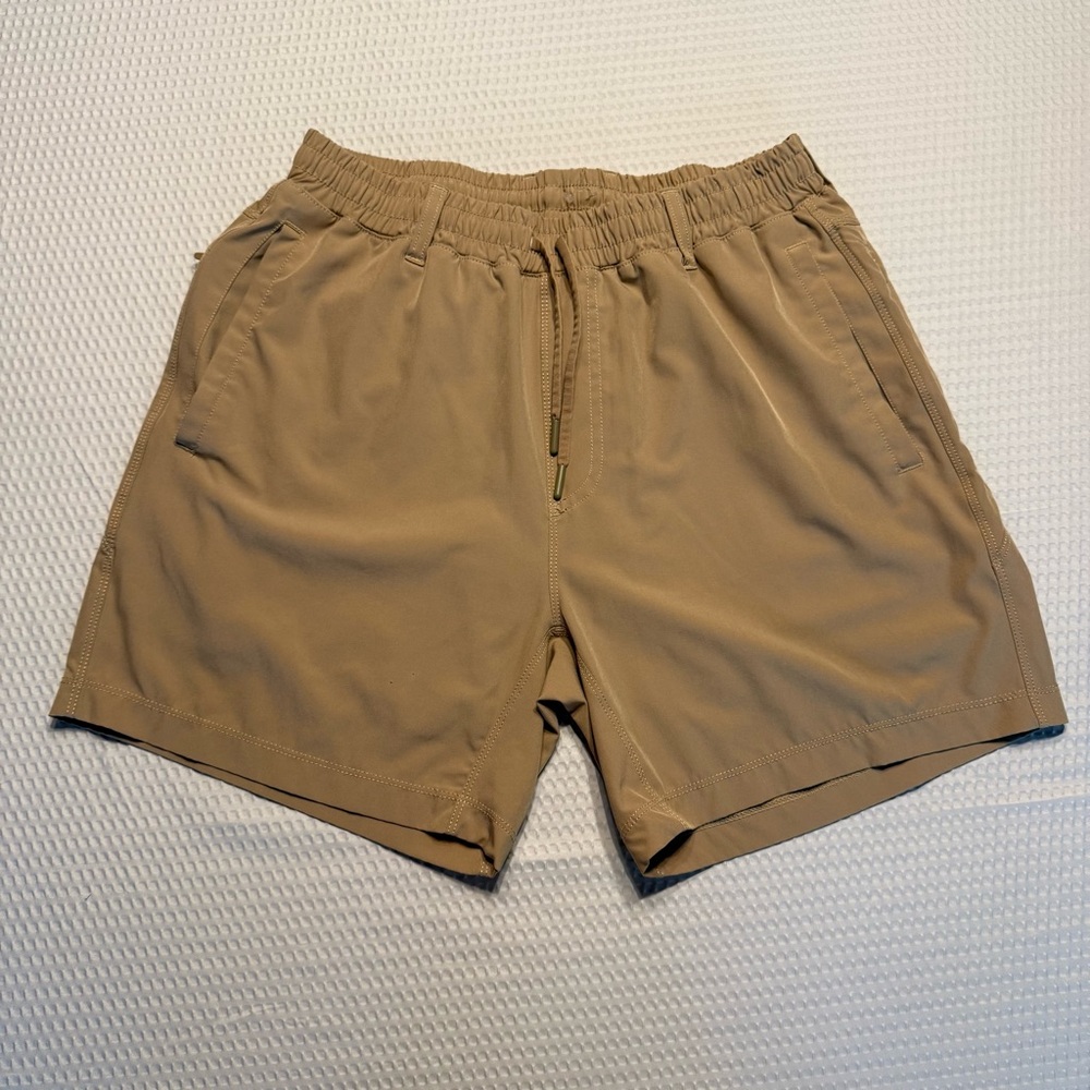 SSCO Hybrid Men's Athletic Shorts in Tan